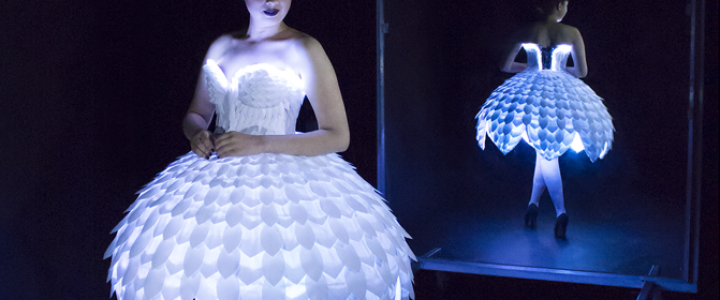 This Tech Dress Will Make You a Paper Doll #WearableWednesday #Wearabletech #Arduino « Adafruit Industries – Makers, hackers, artists, designers and engineers!